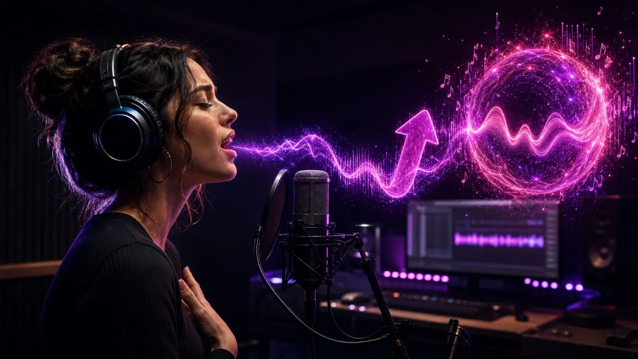 iLoveSong AI voice upload — a singer’s own voice becomes the vocalist