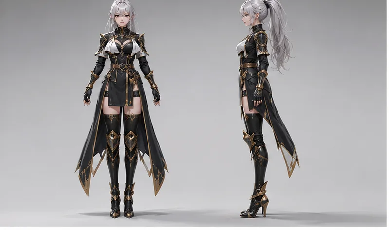 ai character maker - full body character design sheet