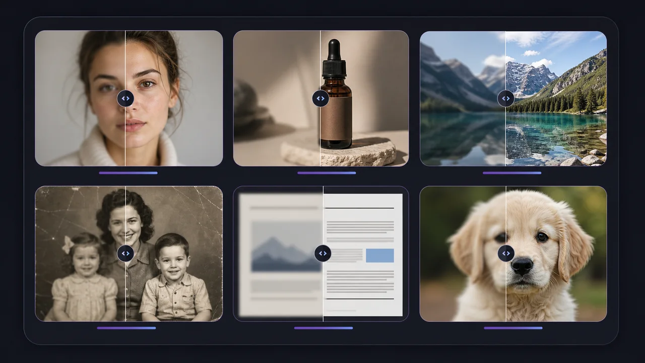photo enhancer - enhancement numbers reference