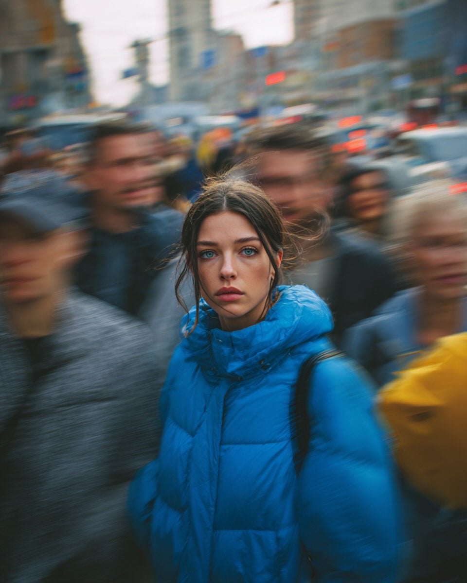 Still in the Crowd Portrait