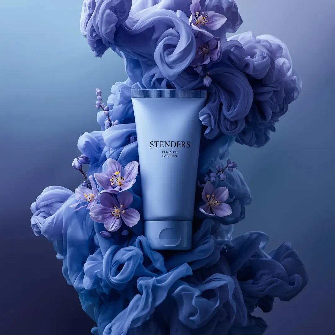 Violet Smoke Cosmetic Still Life