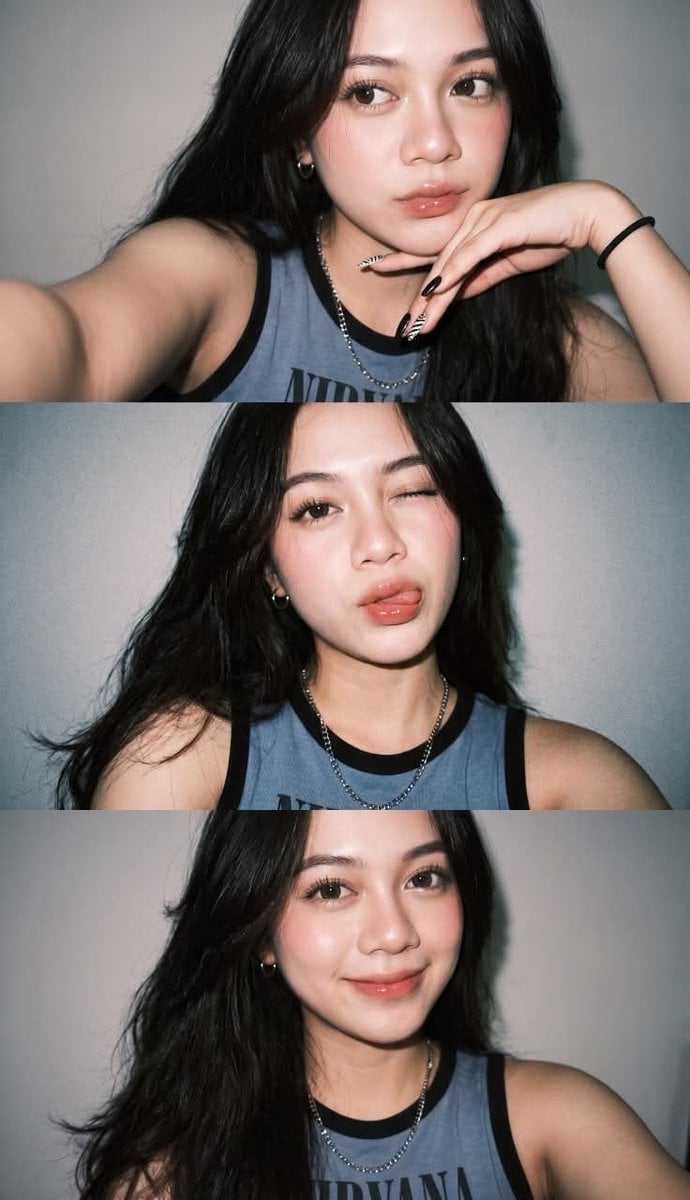 Gen Z Flash Selfie Strip