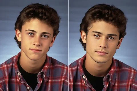 Free AI face swap photo example for social and everyday portrait editing